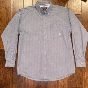 Ariat mens pro series button down sz L